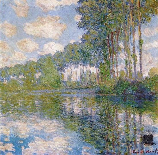 Claude Monet Poplars at the Epte oil painting picture